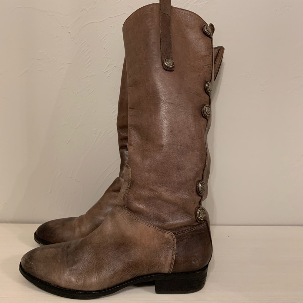 Leather & silver detail Boots